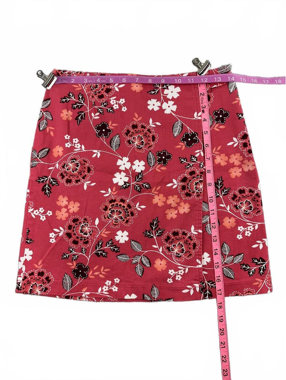 Ann Taylor LOFT Floral Wrap Skirt - Picture 4 of 6